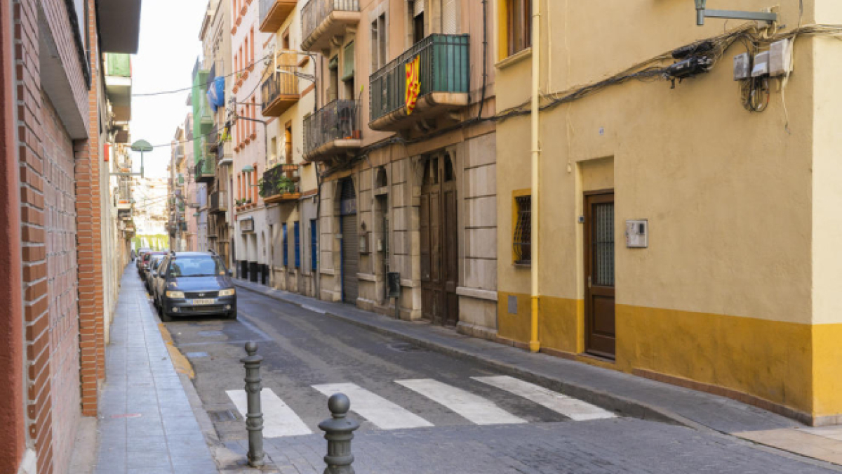 Las calles Sant Pere y Gravina del Serrallo