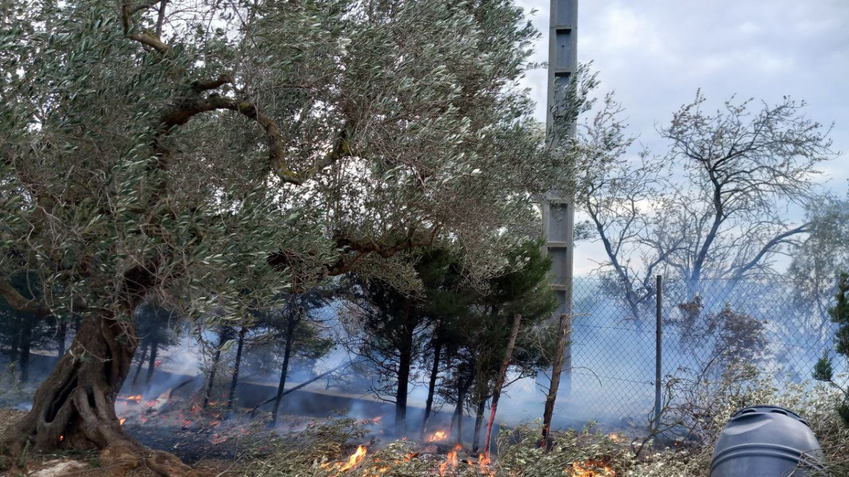 Incendi al Perelló.