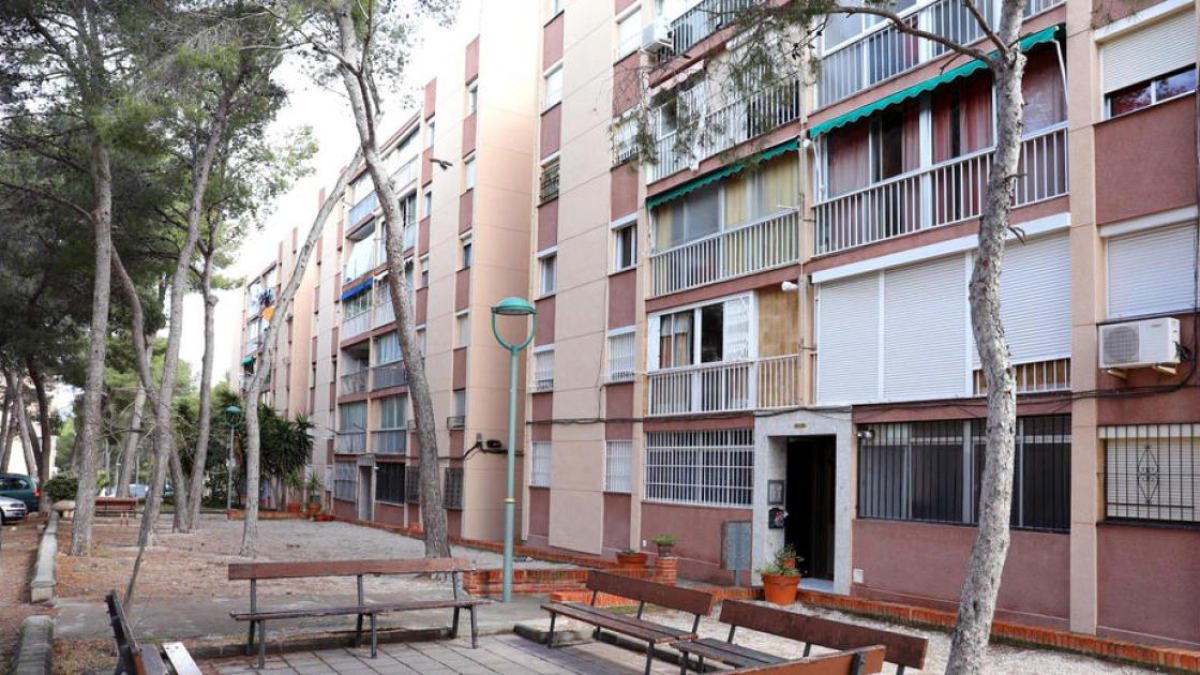 Imatge de la zona d’Interblocs, al barri de Sant Salvador.