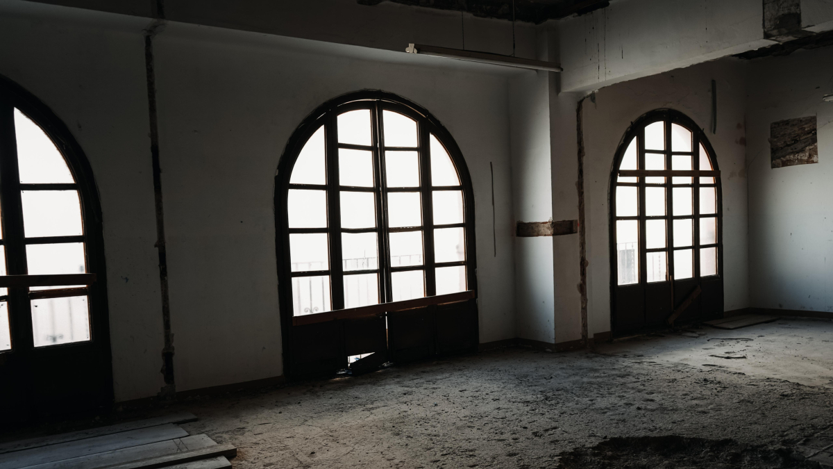 Estat de l’interior de les dependències del Centre Catòlic el passat mes de febrer.