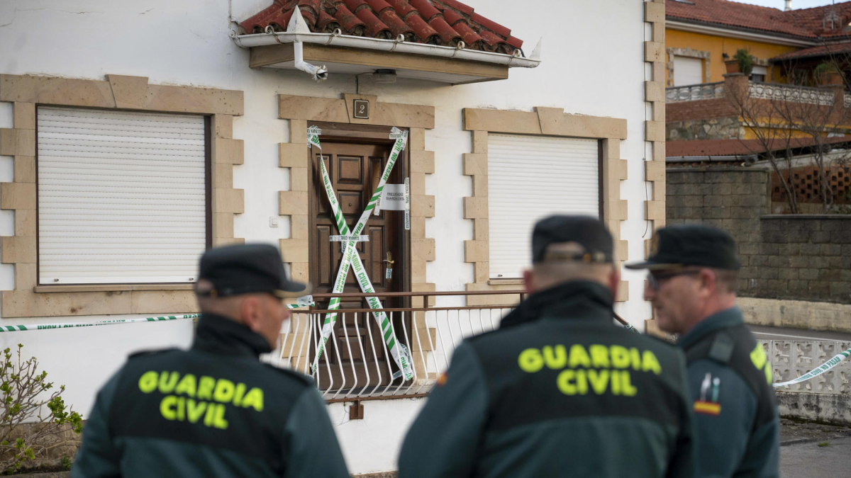 Imatge de la casa on es van trobar els dos cadàvers.