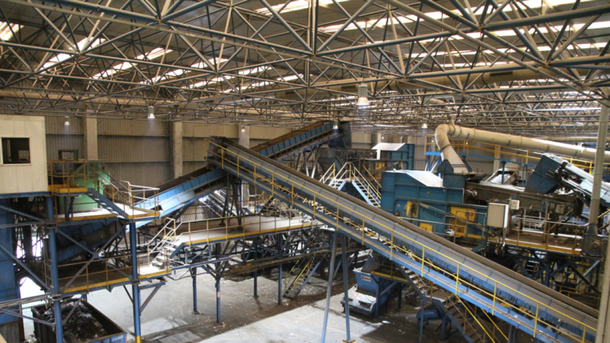 Imagen de archivo de la planta de reciclaje de Secomsa.