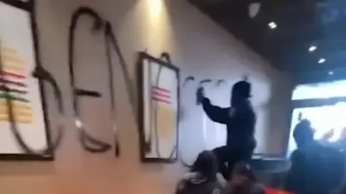 Captura del vídeo difós en xarxes socials.