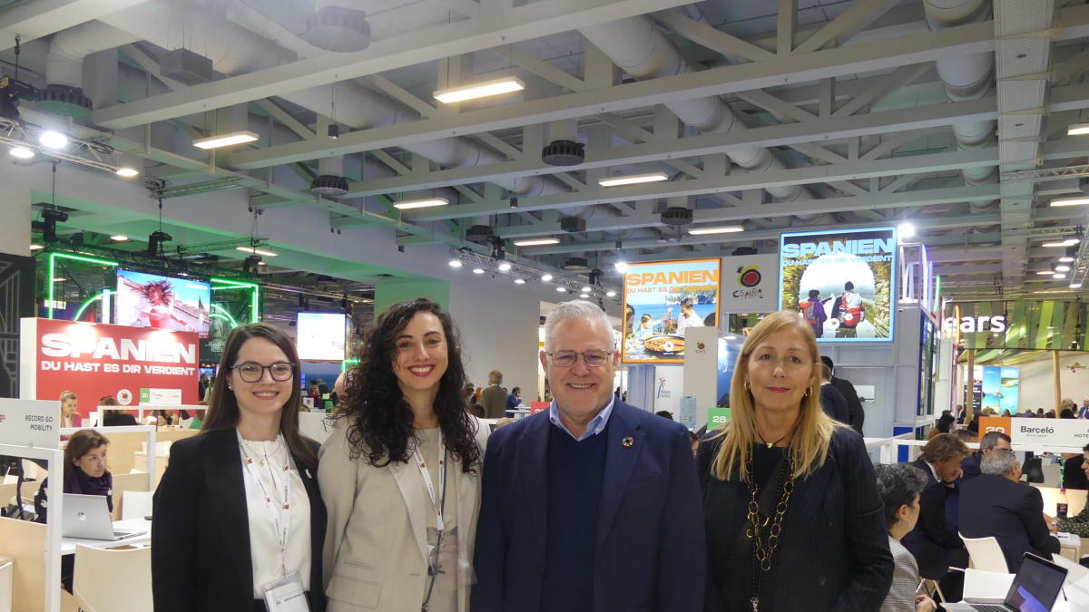 L'alcalde de Salou, Pere Granados, a la Fira Internacional de Turisme de Berlín.