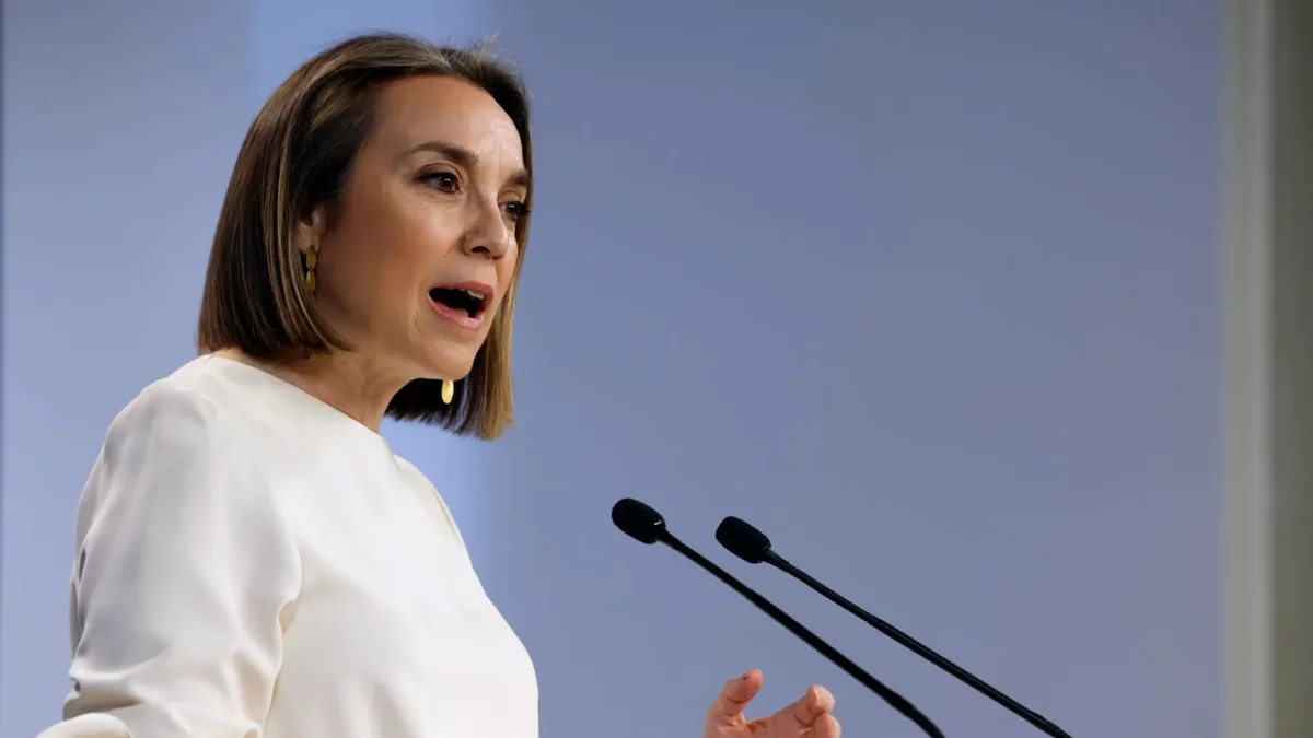 La secretaría general del PP, Cuca Gamarra.