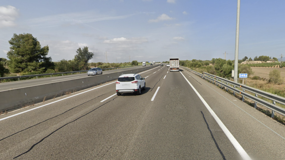 Imagen del tramo de la autopista.
