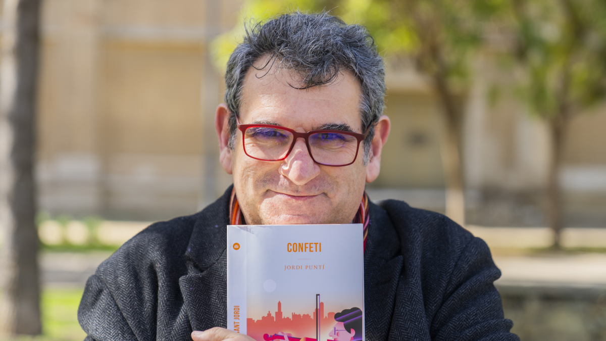 L’escriptor de Manlleu Jordi Puntí, la setmana passada a Tarragona.