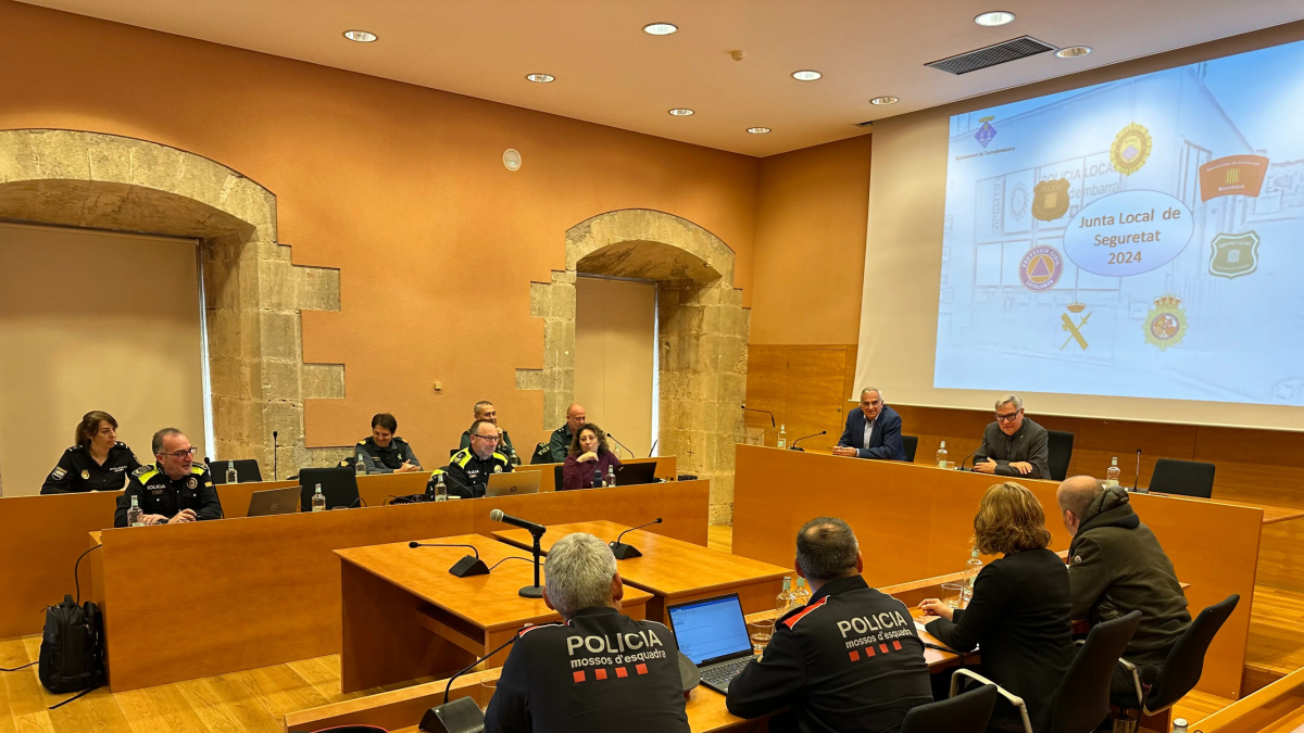 imatge de la Junta Local de Seguretat de Torredembarra.