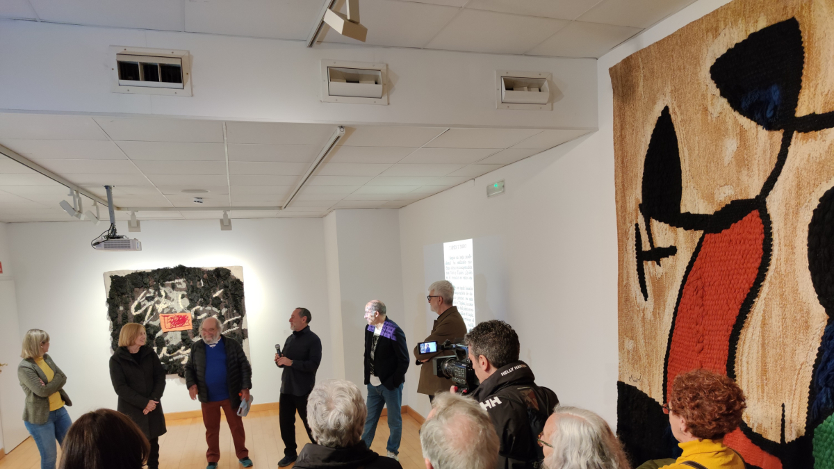 Forma part d’un espai expositiu que també aplega documents i fotografies de la relació entre tots dos artistes i que es podrà veure just al costat del ‘Tapís de Tarragona’ fins al 29 de setembre.