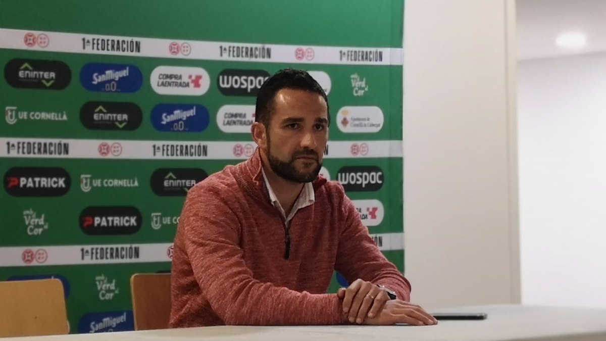 Dani Vidal a la rueda de prensa.