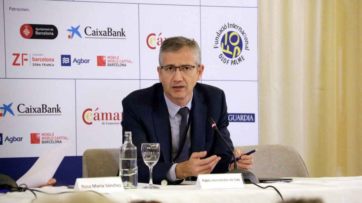 Fotografía de archivo del gobernador del Banco de España, Pablo Hernández de Cos.