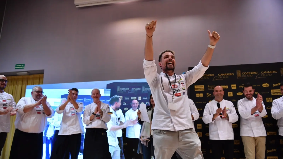 El chef de Cambrils Sergi Palacín participa en la 10.ª edición del concurso 'Cocinero del año'.