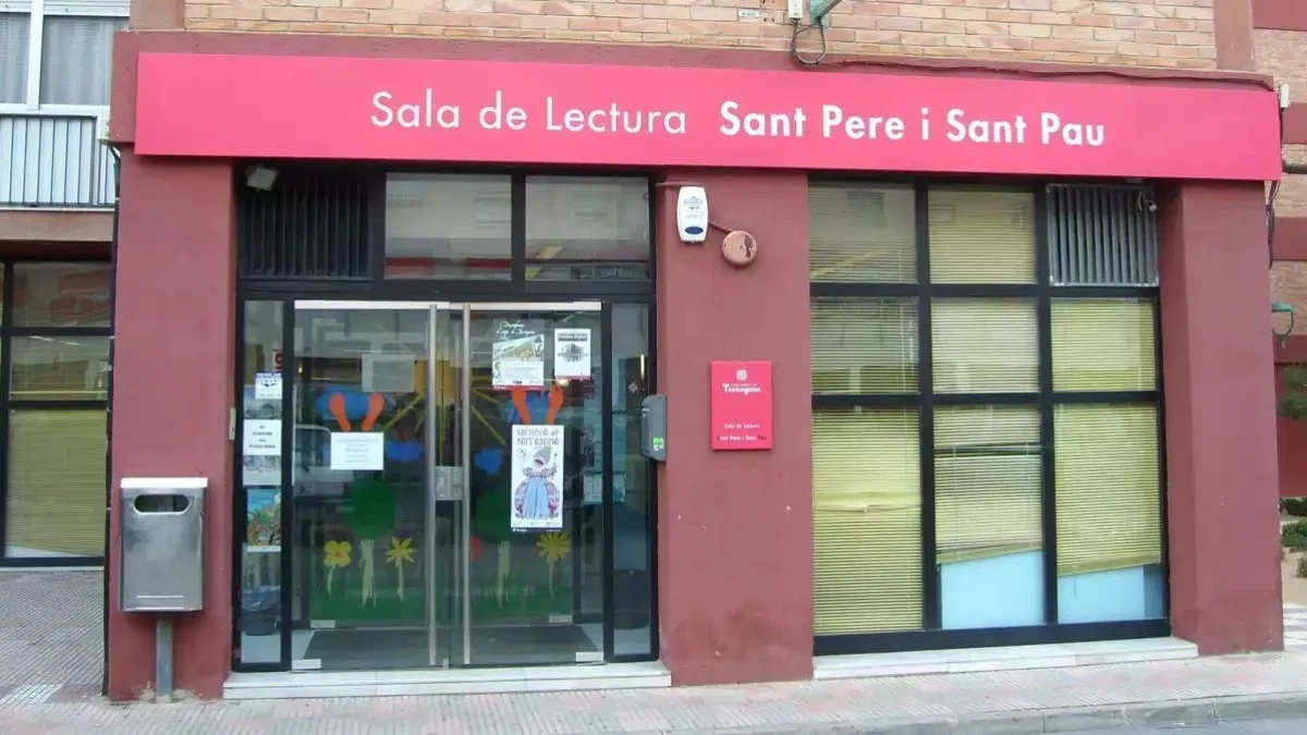 Imagen de archivo de la sala de lectura de Sant Pere i Sant Pau.