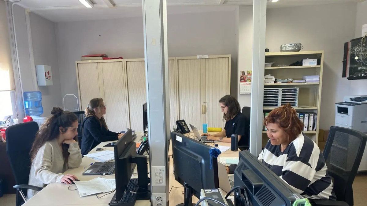 Imagen de las trabajadoras que trabajan en Servicios Sociales de Constantí.