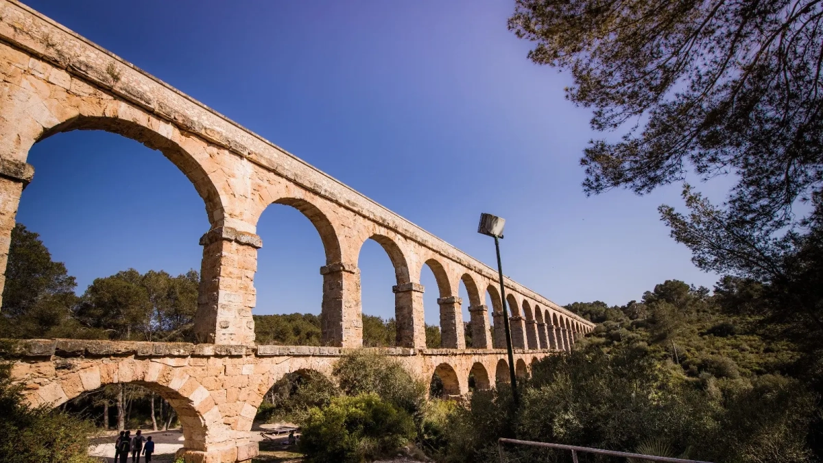 Imatge del Pont del Diable de Tarragona.