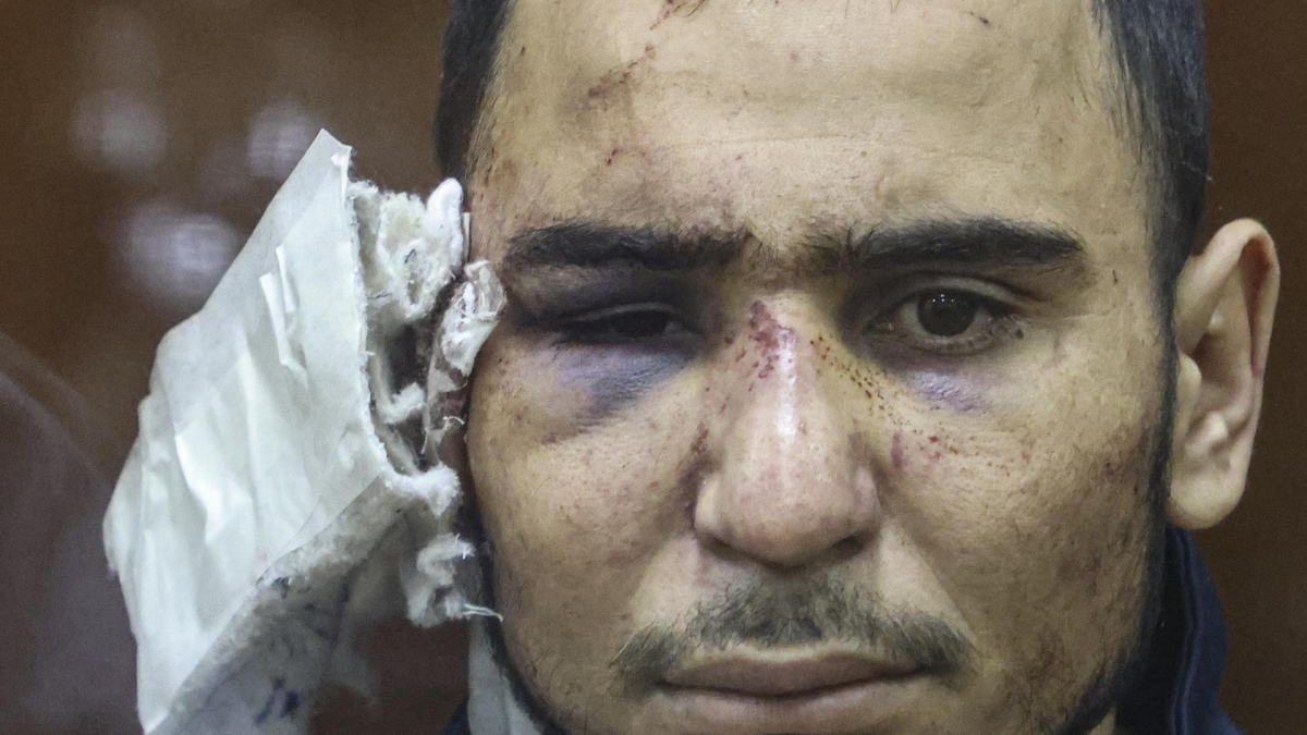 Un dels presos acusats de l’atemptat terrorista a Moscou.