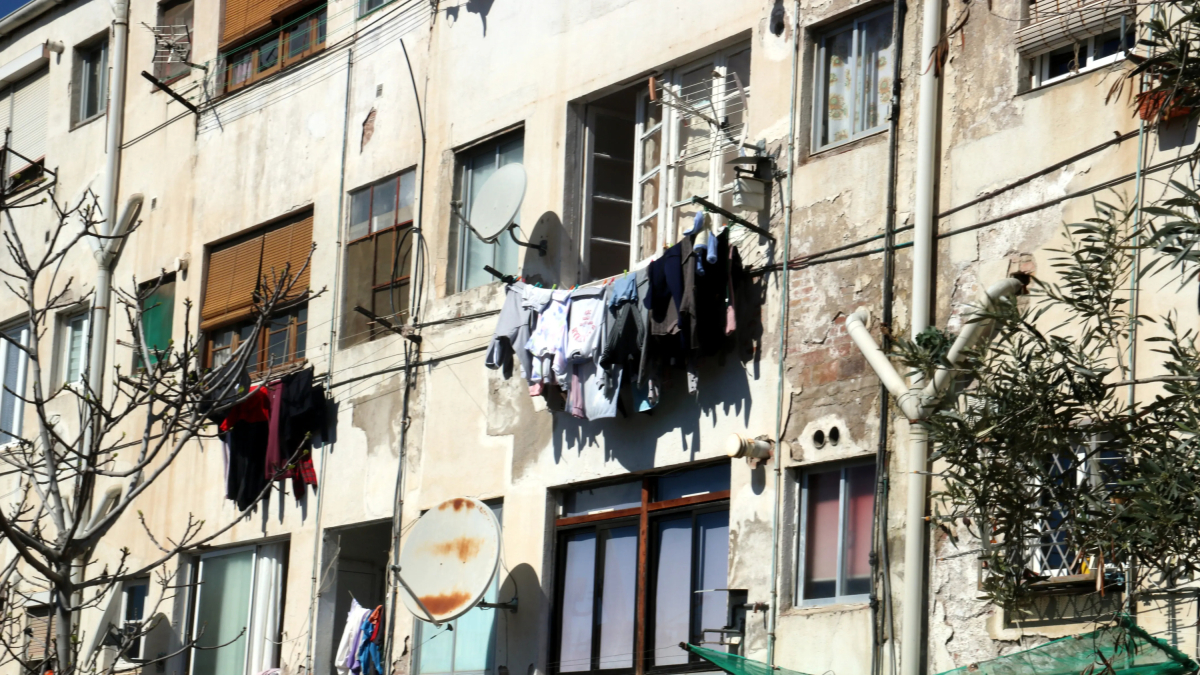 Fachada exterior del edificio.