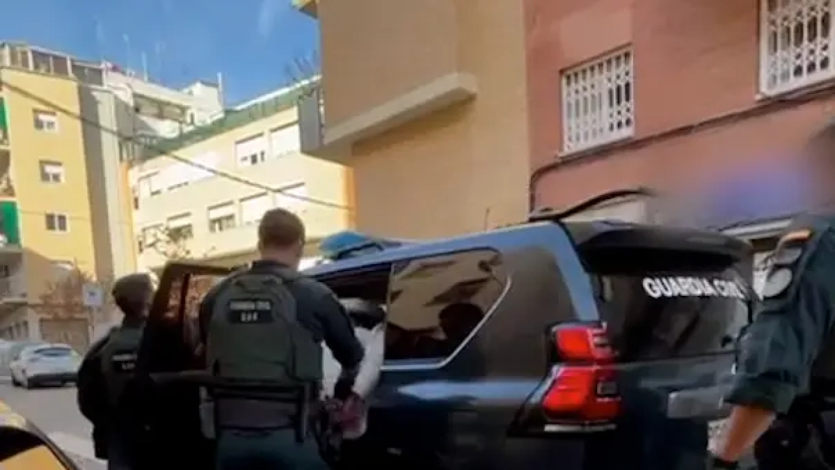 Moment de la detenció.