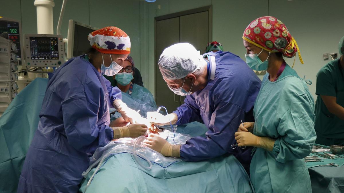 Imagen de una intervención quirúrgica.