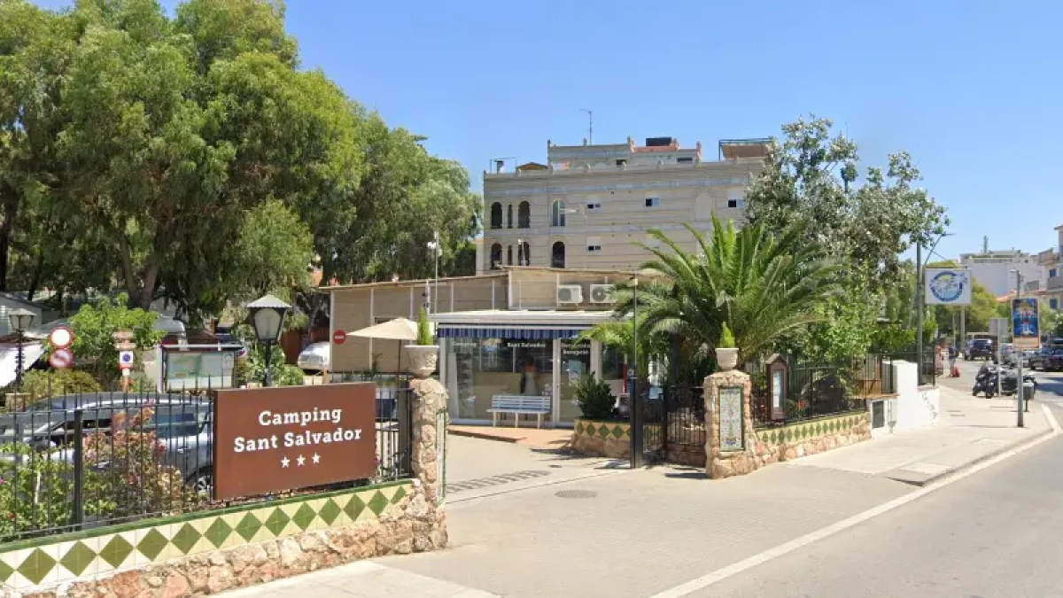 Exterior del camping Sant Salvador de Coma-ruga.