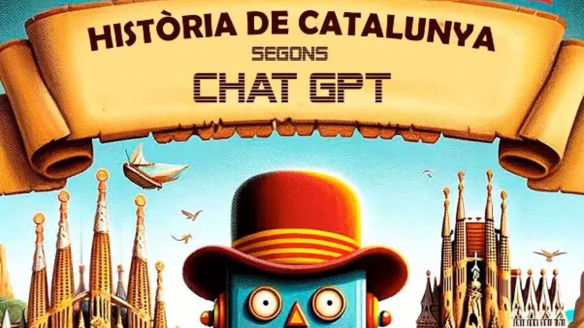 La portada de 'Història de Catalunya segons Chat GPT', de Nexum Edicions.