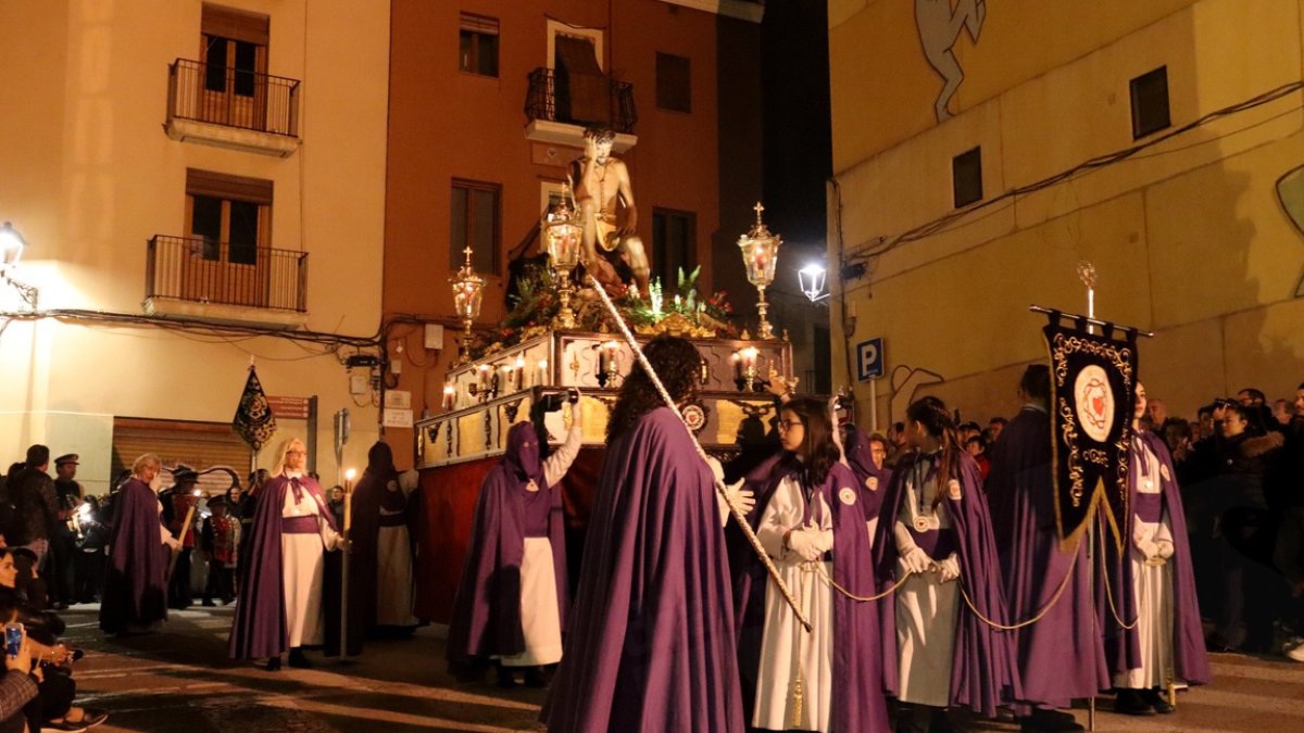 Imatge de la Processó del Sant Enterrament de Tarragona.