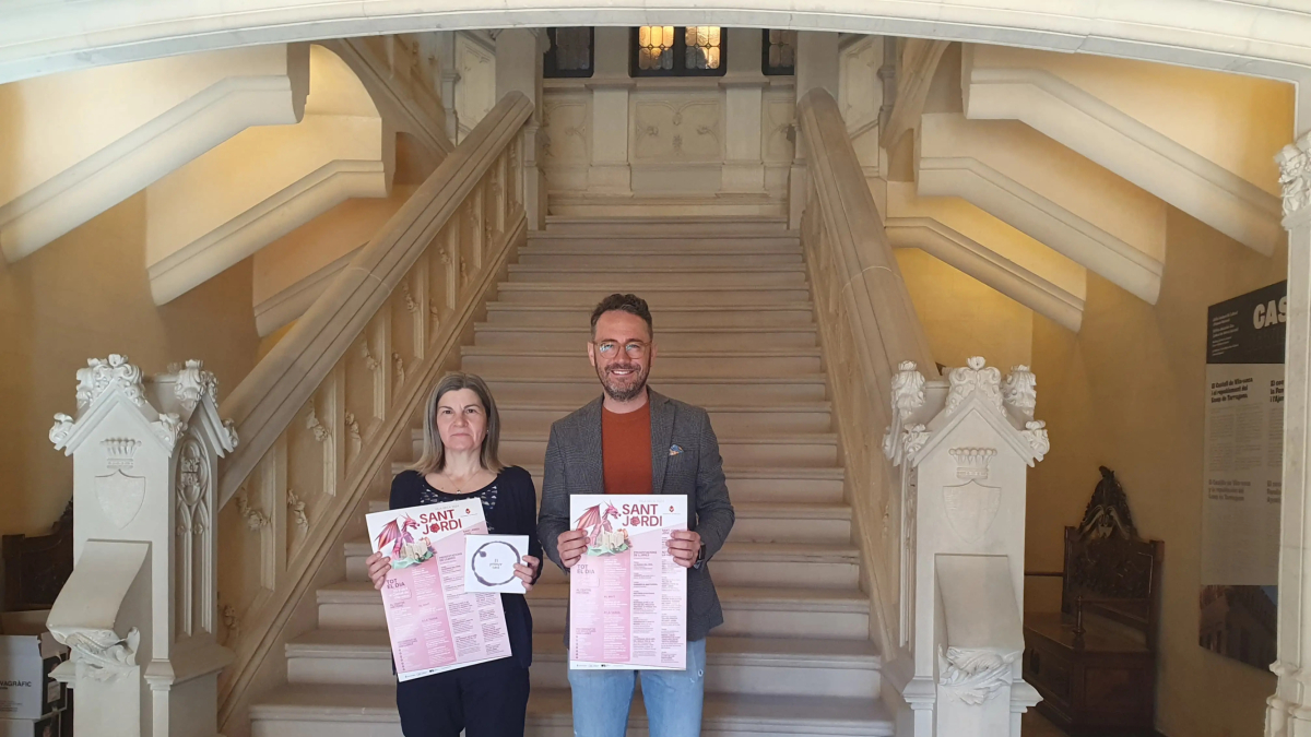 Presentación de los actos de Sant Jordi, en el Castillo de Vila-seca.