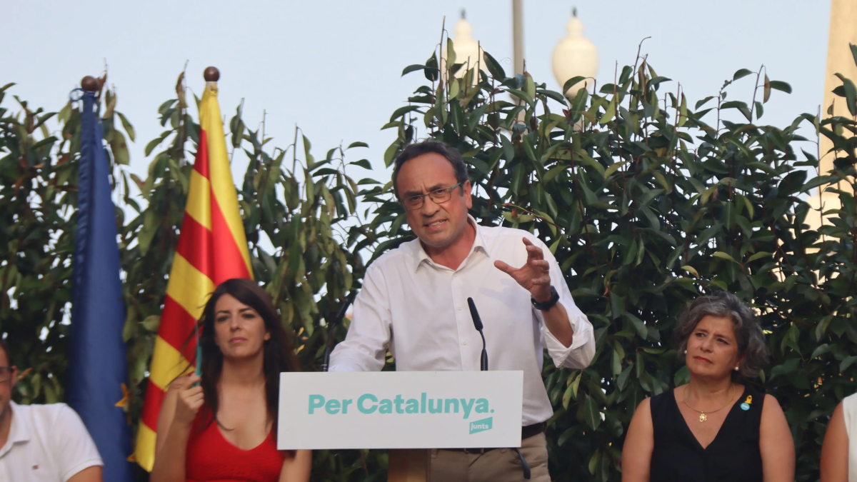Josep Rull en un acto en Tarragona.