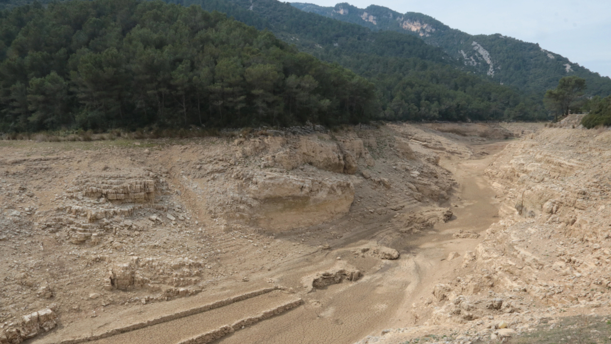 Imagen del pantano de Ulldecona