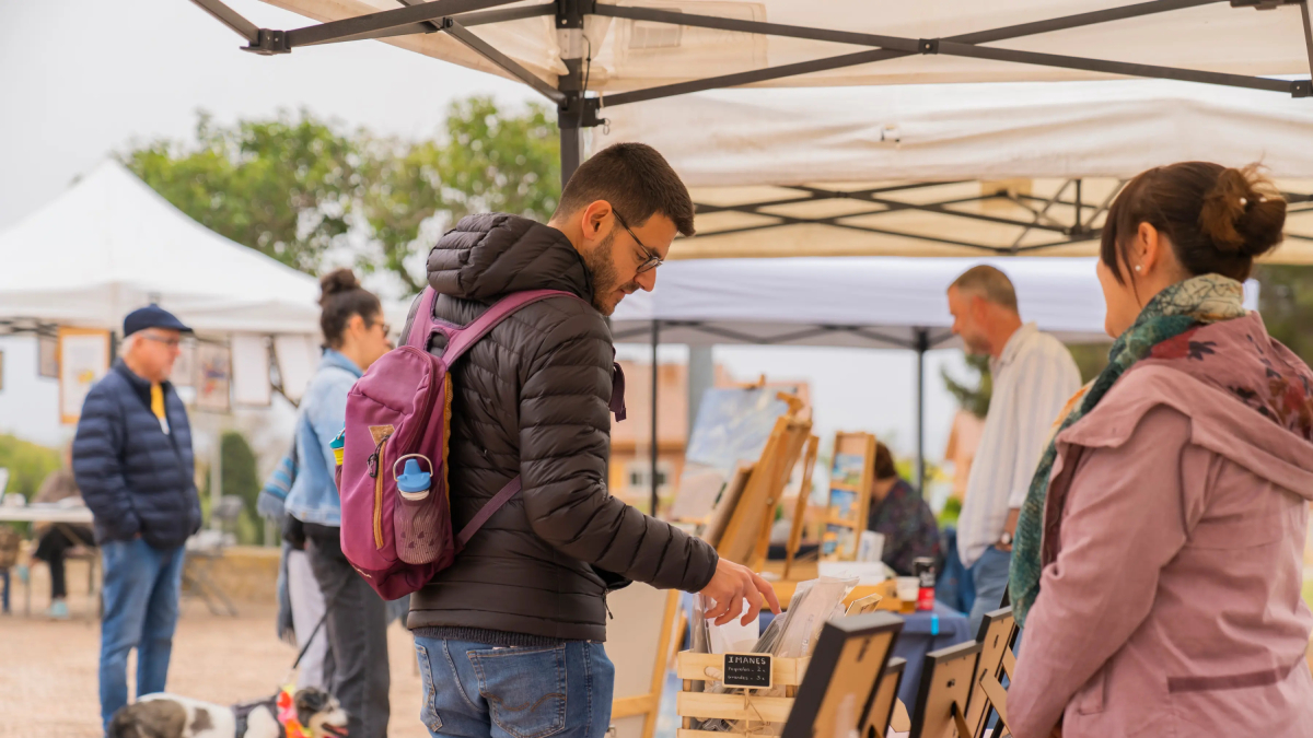 Imatge del Mercat d'Art d'Altafulla.