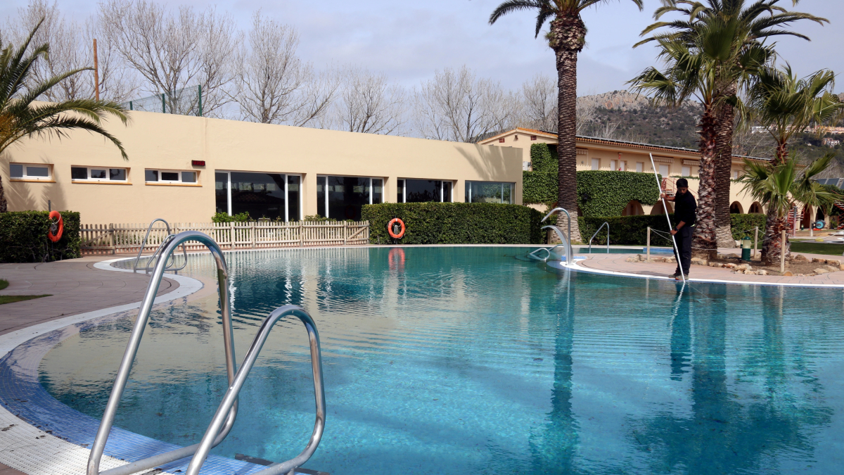 La piscina del càmping Les Medes de l'Estartit