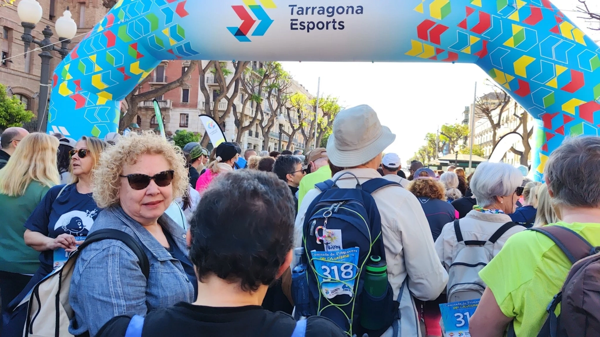Imagen de la salida de la Caminata de Primavera de Tarragona