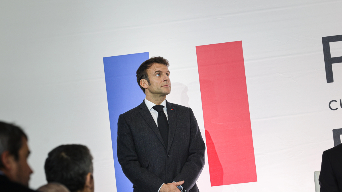 Foto de archivo de Emmanuel Macron, durante la cumbre de Barcelona