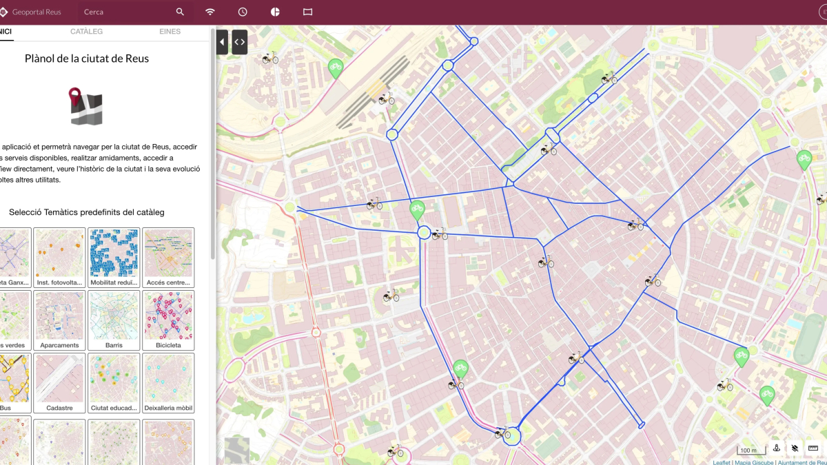 Imatge del Geoportal de Reus.