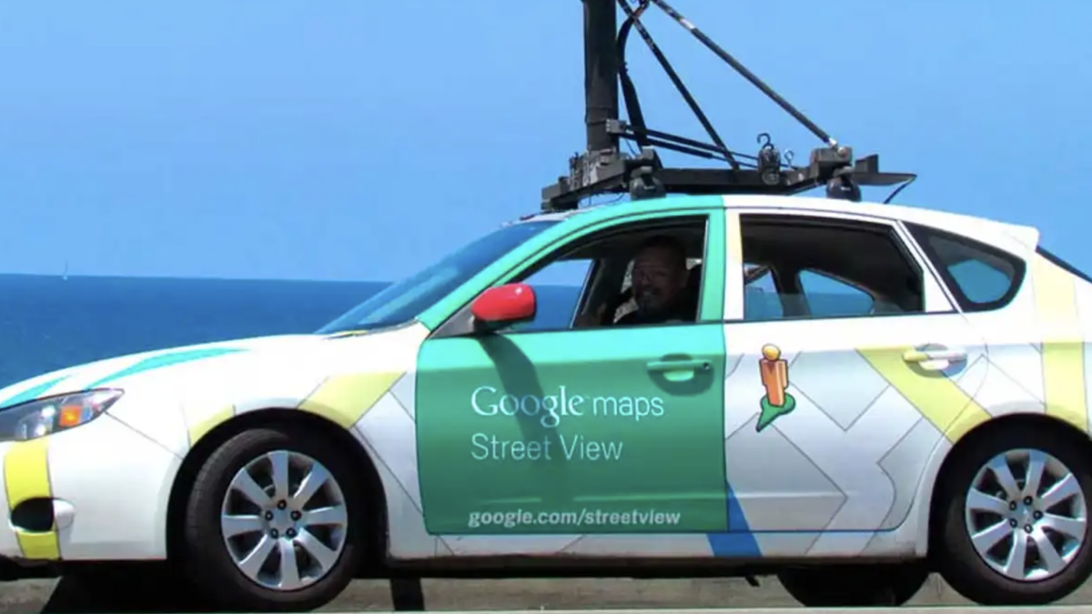 Imatge d'arxiu del cotxe de Google Maps Street View.