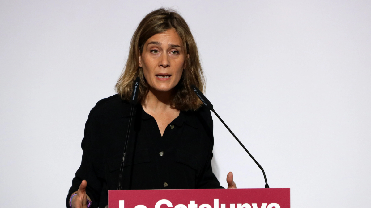 La candidata de Comuns Sumar, Jéssica Albiach, durante el Consejo Nacional del Partido