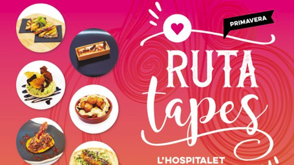 Cartel de la Ruta de Tapas de l'Hospitalet de l'Infant.