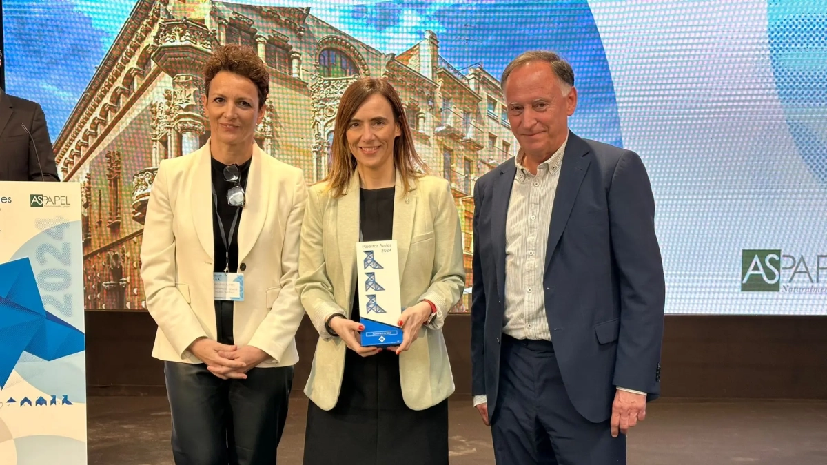 Sandra Guaita recogió el galardón en Madrid.