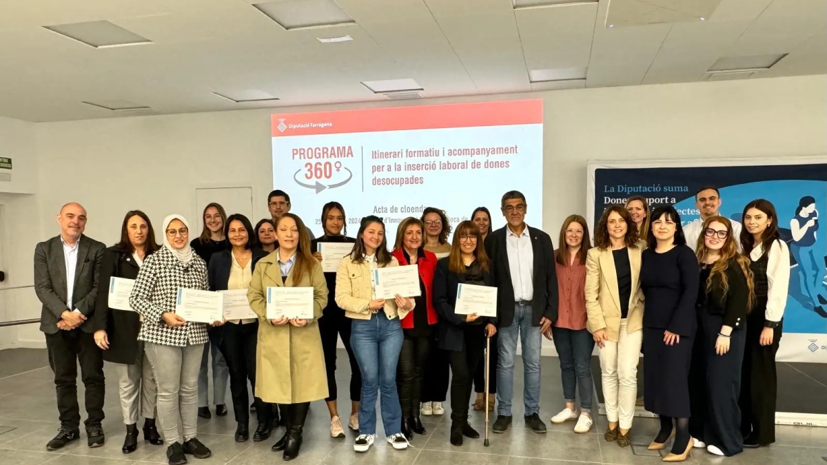 Aquest dijous s’ha celebrat l’acte de cloenda del Dones 360º.