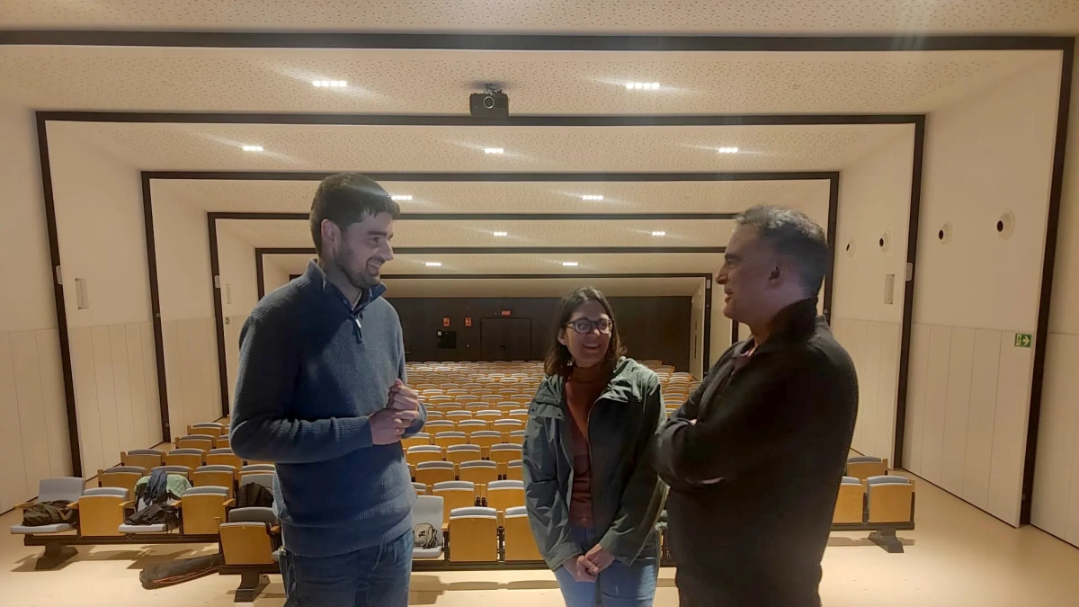 De izquierda a derecha: Jordi Molinera, Gemma Maymó y Kike Colmenarl.