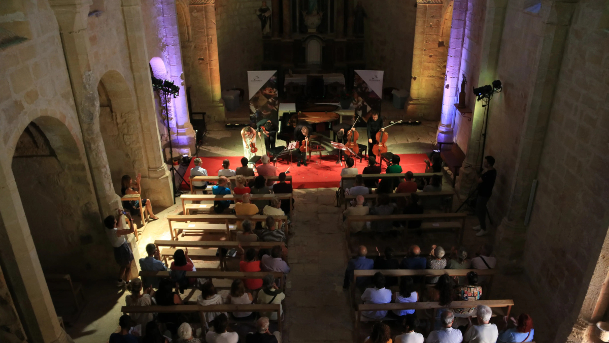 El convento de Sant Salvador, en Horta de Sant Joan, en la última edición del DeltaChamnber Music Festival.