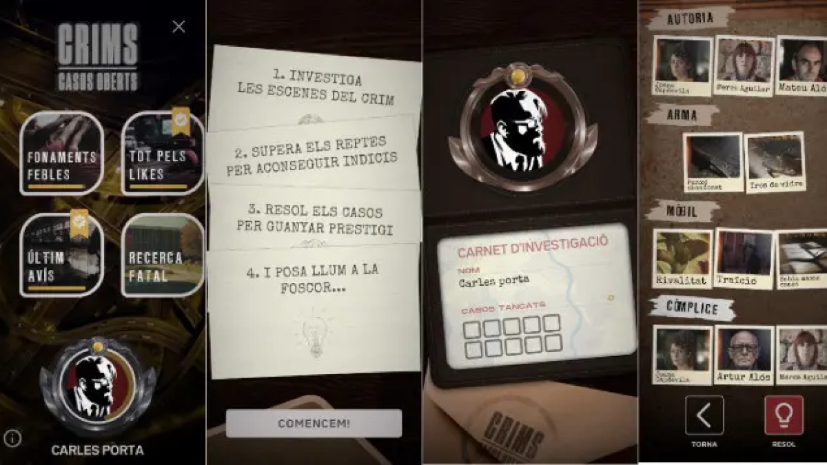 El nuevo videojuego 'Crim: casos oberts'.