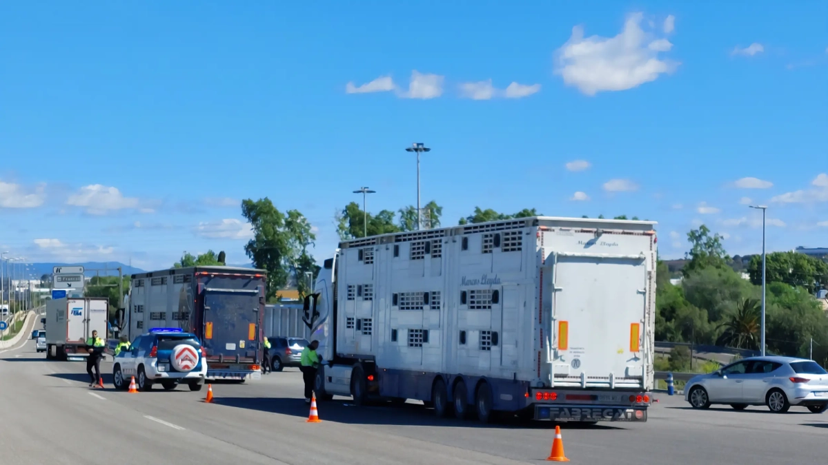 Imagen de uno de los controles realizados en la A-27.