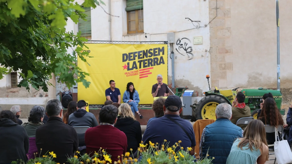 Imagen del acto en la Selva del Camp.