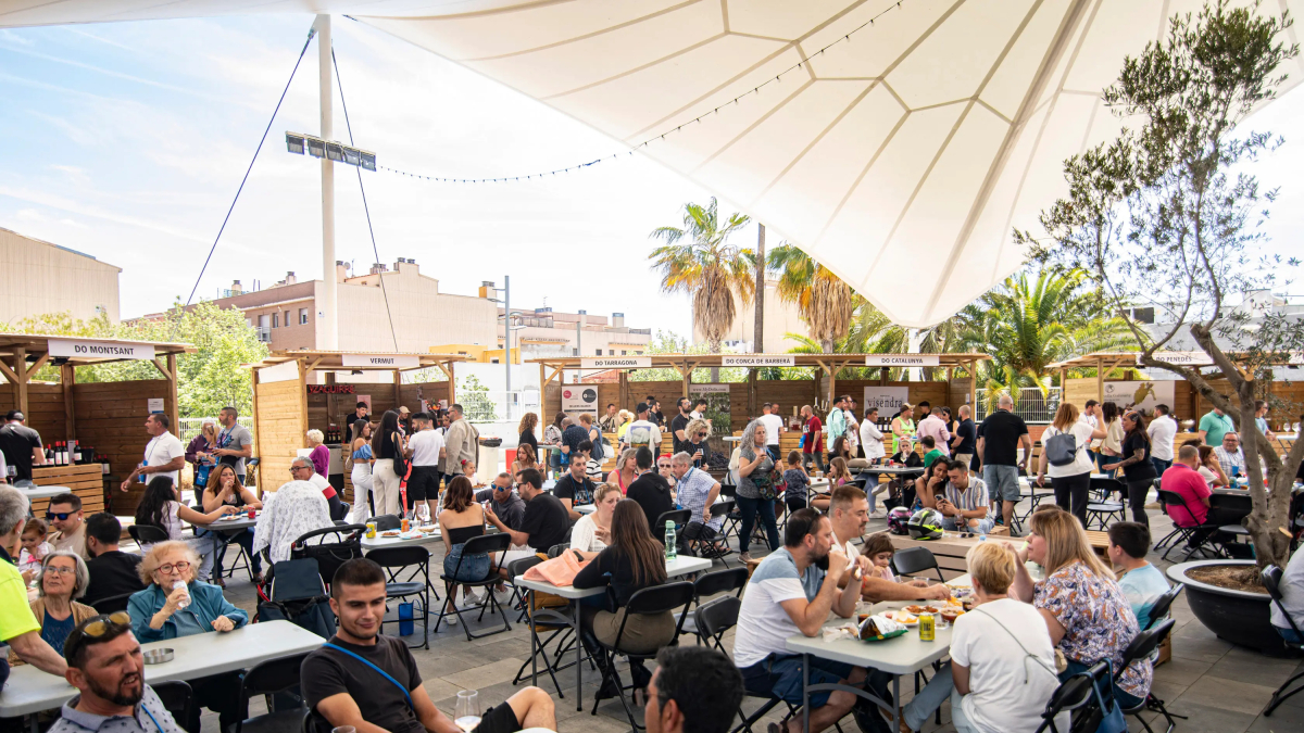 Imagen de una edición pasada de la Feria del Vino de la Pobla de Mafumet.