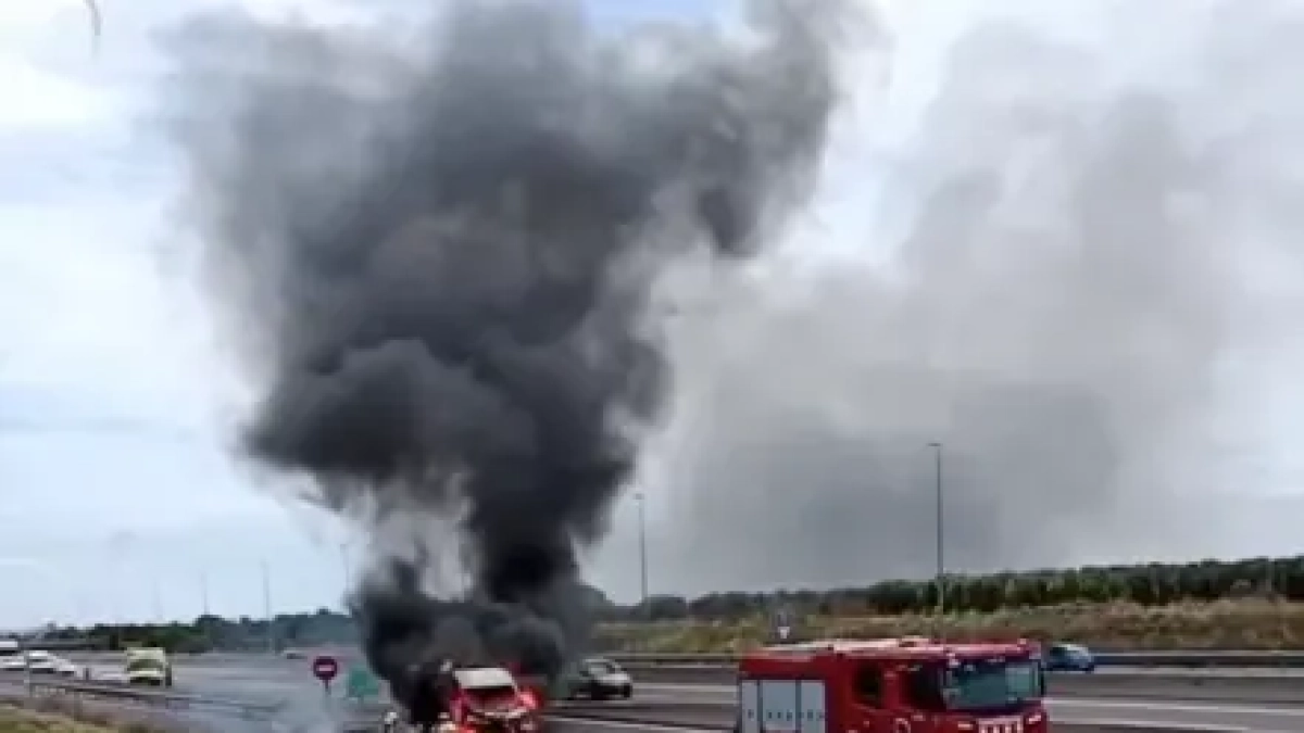 Imatge de la columna de fum.