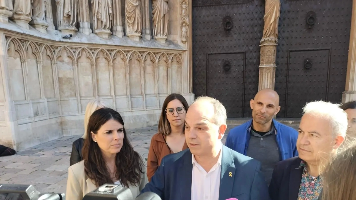 Mònica Sales y Jordi Turull han presentado en Tarragona las propuestas en materia de lengua y cultura.