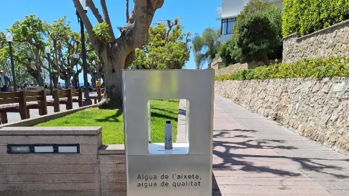Imatge d'una font al passeig de les Palmeres.