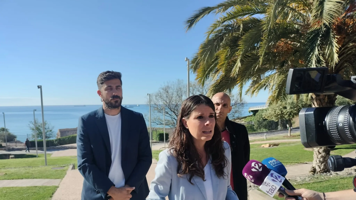 Mònica Sales durante la presentación de las propuestas sobre turismo.