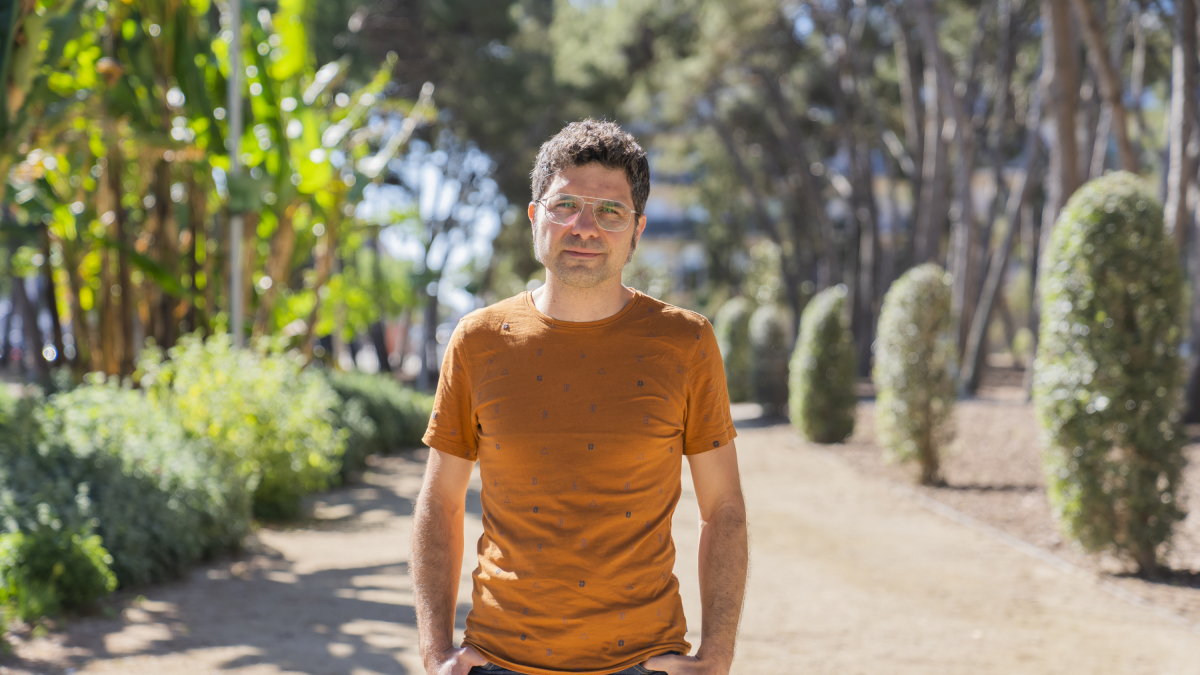 El director de la Fira de Música Emergent i Familiar de Vila-seca, Martí Marfà, ahir, al Castell de Vila-seca.